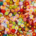 Lot 100 pièces fleurs séchées pour remplissage résine et bijoux – Couleur Color 10