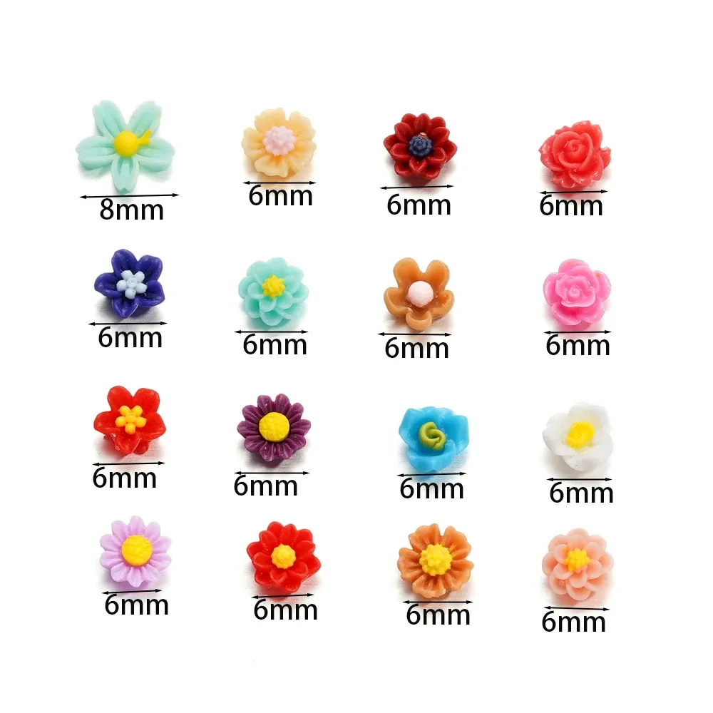 Lot 100 pièces fleurs séchées pour remplissage résine et bijoux