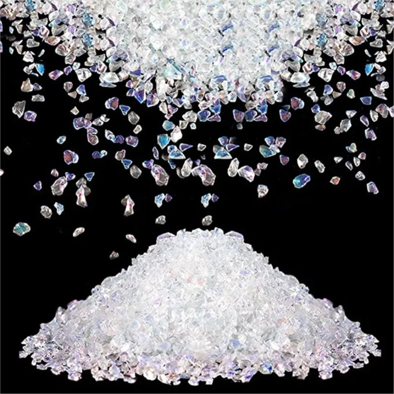 Lot 20 à 40 g strass cristal concassé pour remplissage résine