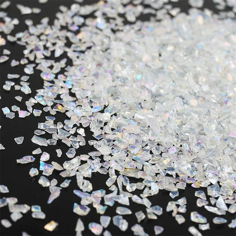 Lot 20 à 40 g strass cristal concassé pour remplissage résine