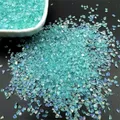 Lot 20 à 40 g strass cristal concassé pour remplissage résine – Couleur Mint Green