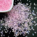 Lot 20 à 40 g strass cristal concassé pour remplissage résine – Couleur Pink