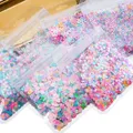 Lot 20 g paillettes cœur étoile lettre coquille pour résine – 1