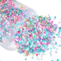 Lot 20 g paillettes cœur étoile lettre coquille pour résine – 4