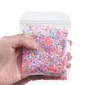 Lot 20 g paillettes cœur étoile lettre coquille pour résine – 6
