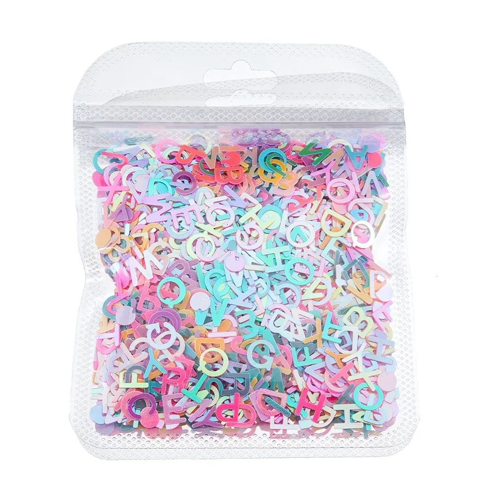 Lot 20 g paillettes cœur étoile lettre coquille pour résine