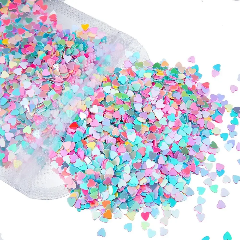 Lot 20 g paillettes cœur étoile lettre coquille pour résine