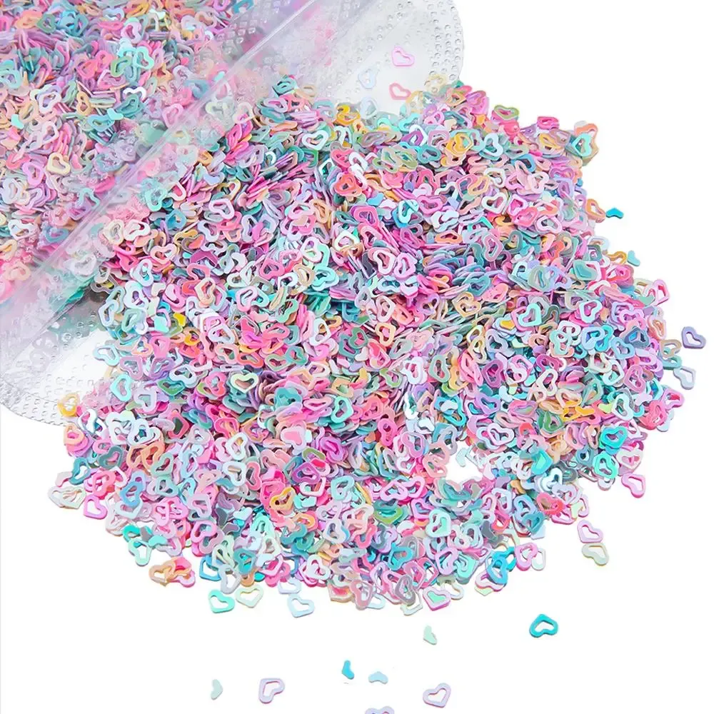 Lot 20 g paillettes cœur étoile lettre coquille pour résine