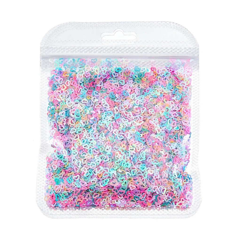 Lot 20 g paillettes cœur étoile lettre coquille pour résine