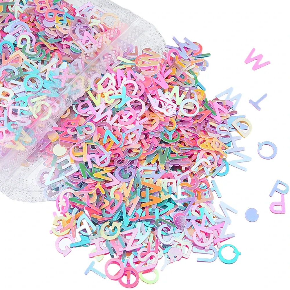 Lot 20 g paillettes cœur étoile lettre coquille pour résine