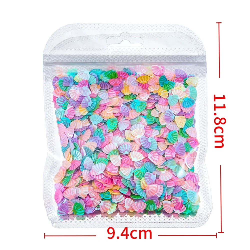 Lot 20 g paillettes cœur étoile lettre coquille pour résine