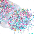 Lot 20 g paillettes cœur étoile lettre coquille pour résine – Couleur Heart