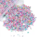 Lot 20 g paillettes cœur étoile lettre coquille pour résine – Couleur Heart Hollow