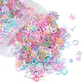 Lot 20 g paillettes cœur étoile lettre coquille pour résine – Couleur Letter