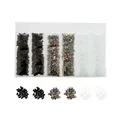 Lot 20 g pierres verre concassé 26 couleurs pour résine – Couleur Set 07