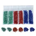 Lot 20 g pierres verre concassé 26 couleurs pour résine – Couleur Set 14