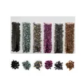 Lot 20 g pierres verre concassé 26 couleurs pour résine – Couleur Set 20