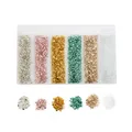 Lot 20 g pierres verre concassé 26 couleurs pour résine – Couleur Set 24
