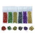 Lot 20 g pierres verre concassé 26 couleurs pour résine – Couleur Set 25