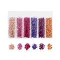 Lot 20 g pierres verre concassé 26 couleurs pour résine – Couleur Set 26