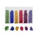 Lot 20 g pierres verre concassé 26 couleurs pour résine – Couleur Set 27