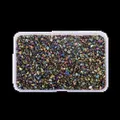 Lot 30 à 80 g pierres verre concassé pour remplissage résine – Couleur Couleur AB