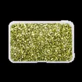 Lot 30 à 80 g pierres verre concassé pour remplissage résine – Couleur Métal vert
