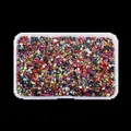 Lot 30 à 80 g pierres verre concassé pour remplissage résine – Couleur Mixte