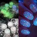Lot 4 paillettes hexagonales lumineuses pour résine – 2