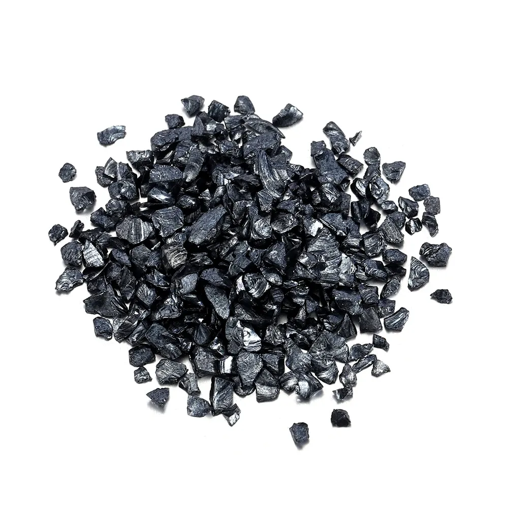 Lot 50 g pierres verre concassé pour remplissage résine