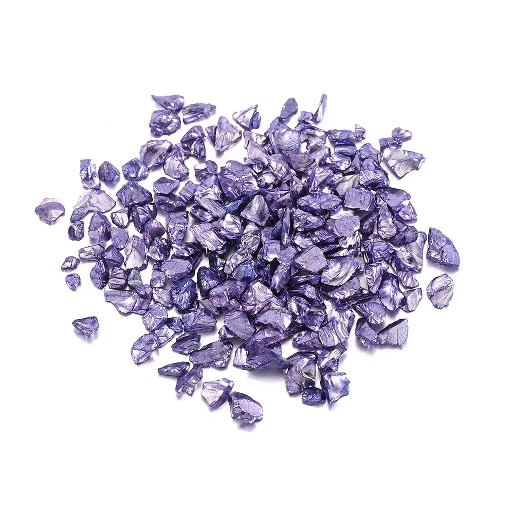 Lot 50 g pierres verre concassé pour remplissage résine