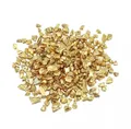 Lot 50 g pierres verre concassé pour remplissage résine – Couleur Light Gold