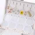 Lot 8 ou 12 moules silicone rond et ovale pour bijoux – 1