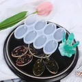 Lot 8 ou 12 moules silicone rond et ovale pour bijoux – 5