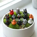 Lot de 10 à 48 mini canards fantômes résine Halloween – 6