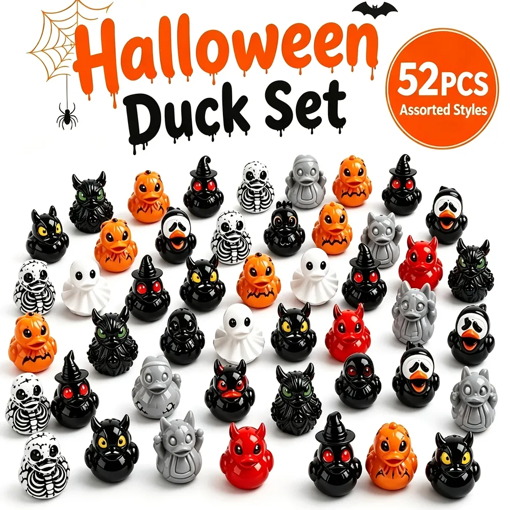 Lot de 10 à 50 mini canards et fantômes résine Halloween