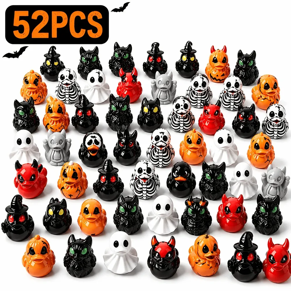 Lot de 10 à 50 mini canards et fantômes résine Halloween