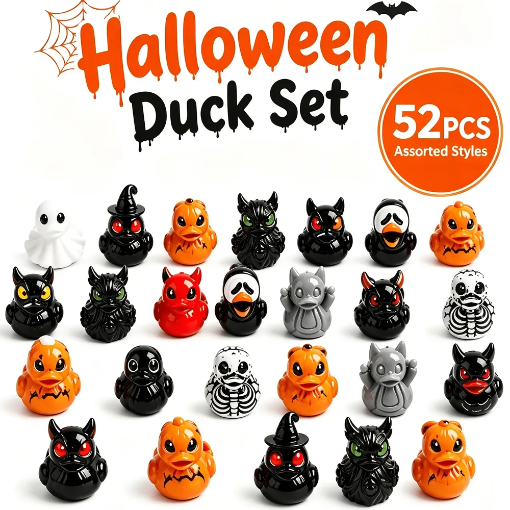 Lot de 10 à 50 mini canards et fantômes résine Halloween