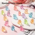 Lot de 10 à 50 mini licornes résine lumineuses pour jardin – Couleur 20pcs Random color