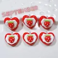 Lot de 10 breloques résine gâteau aux fruits pour bijoux – 4
