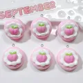 Lot de 10 breloques résine gâteau aux fruits pour bijoux – 5