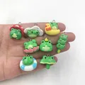 Lot de 10 breloques résine grenouille kawaii pour bijoux – 4