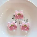 Lot de 10 breloques résine lapin cerise pour bijoux – 4