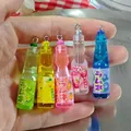 Lot de 10 breloques résine mini bouteilles soda pour bijoux – 1