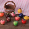 Lot de 10 breloques résine mini fruits pour bijoux – 2