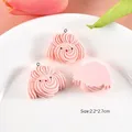 Lot de 10 breloques résine petit chien dessin animé pour bijoux – 4