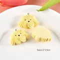 Lot de 10 breloques résine petit chien dessin animé pour bijoux – 6