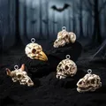 Lot de 10 breloques résine têtes animales vintage pour bijoux – 1