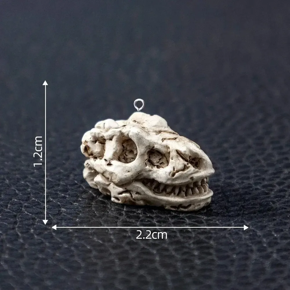 Lot de 10 breloques résine têtes animales vintage pour bijoux
