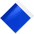 Lot de 10 feuilles d'or 3,15x3,35 pouces pour artisanat – Couleur Blue-10pcs